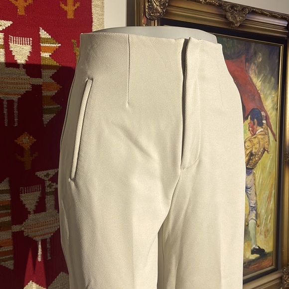 Zara oyster white culottes. Small - Picture 6 of 10